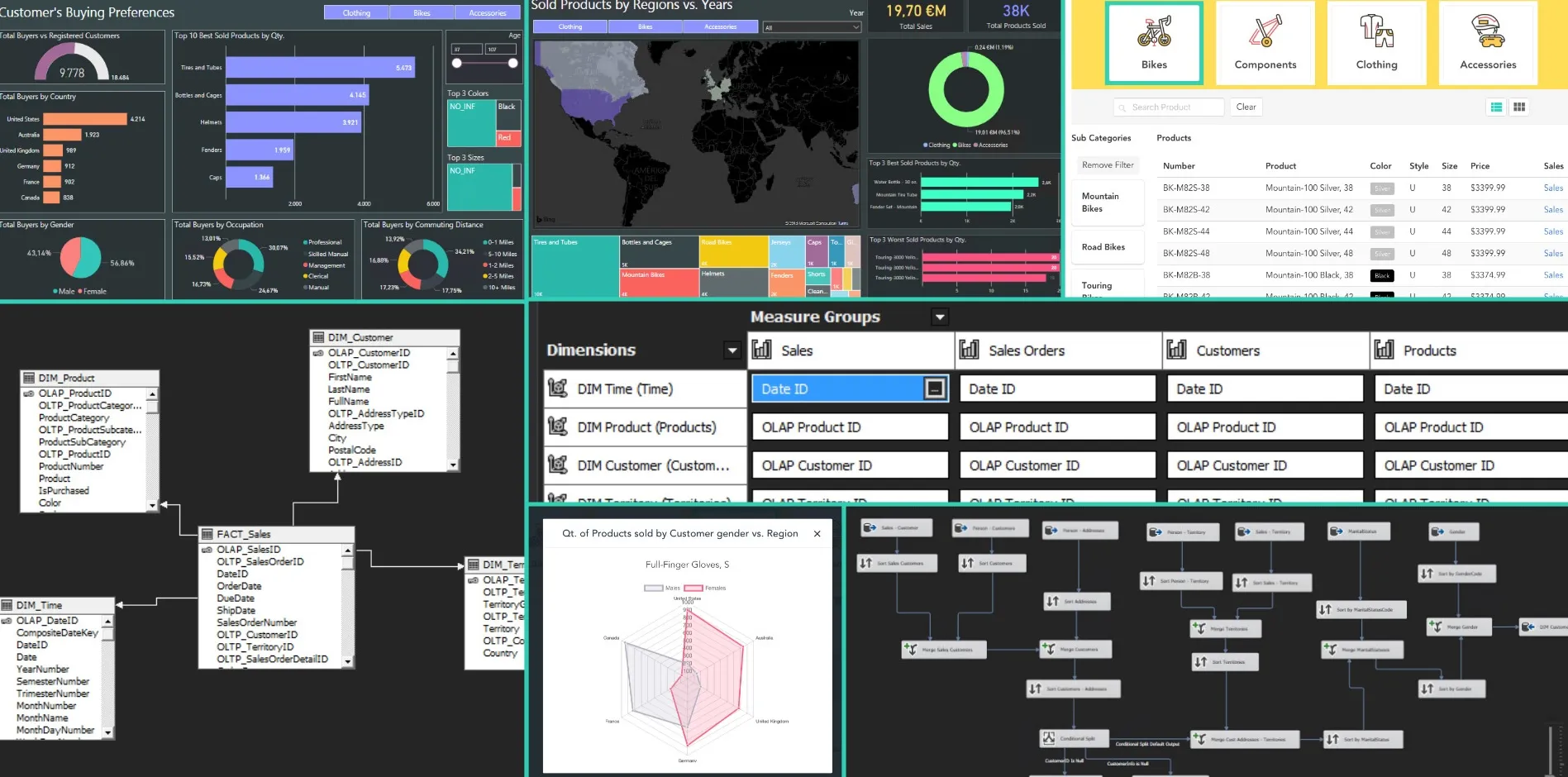 Image for Business Intelligence Enterprise Project: Adventure Works Cycles