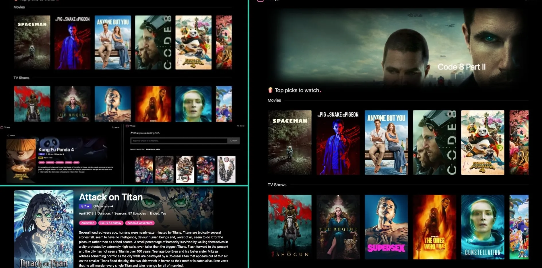 Image for The Movie and TV series database (TMDB)
