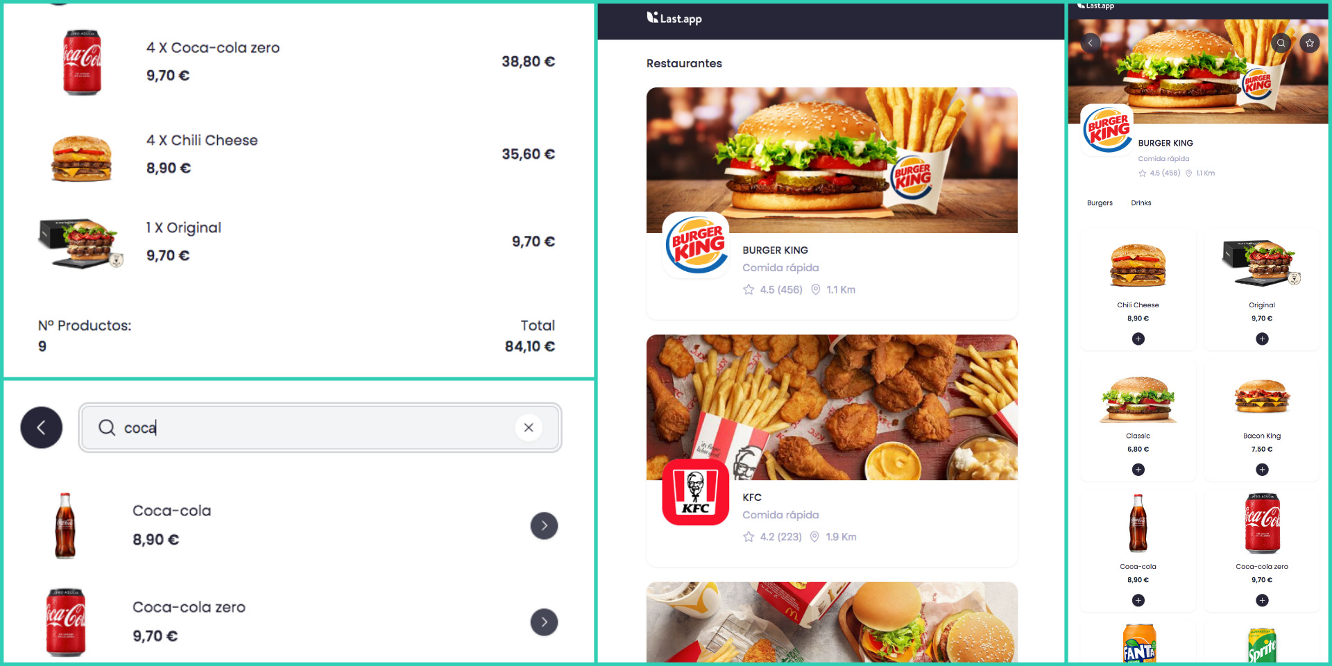 Preview image of Restaurant's browser application